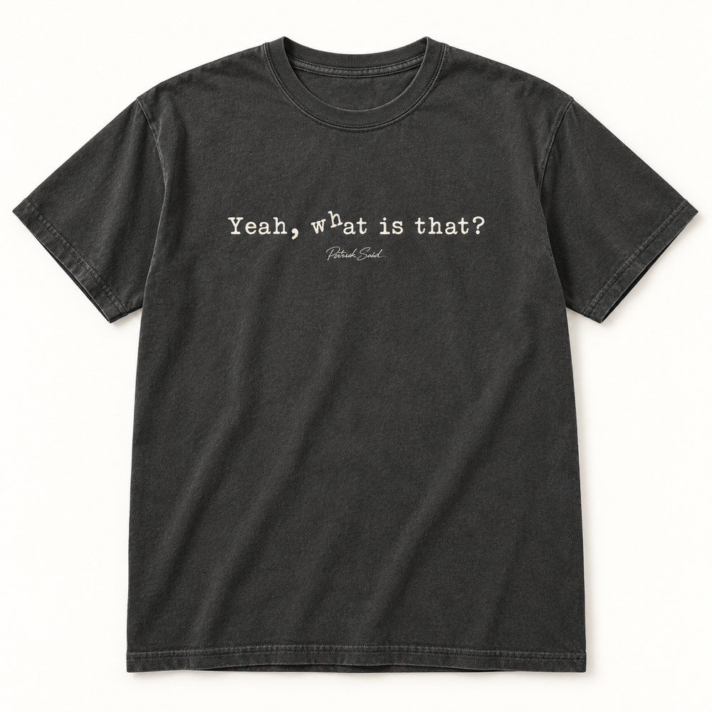 Men’s — What Is That in Black — digital product mockup